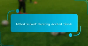 Målvaktsutkast: Placering, Avstånd, Teknik